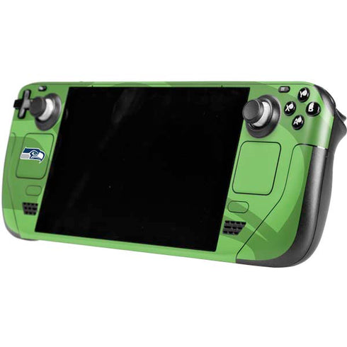 NFL Seattle Seahawks Double Vision Steam Deck Handheld Gaming Computer Skin